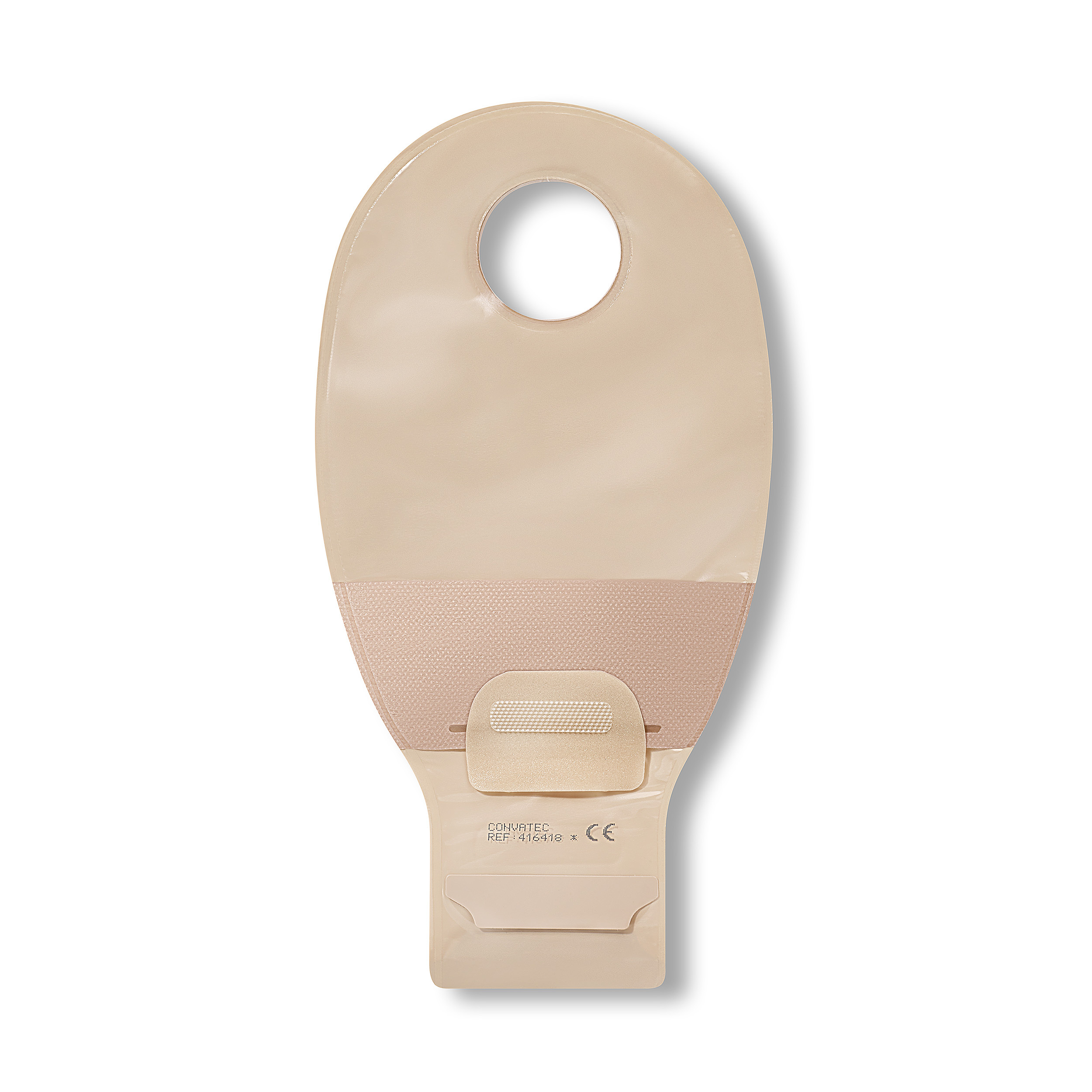 NATURA+ Standard Clear InvisiClose Drainable Pouch 45MM (Back Side) - Shadow